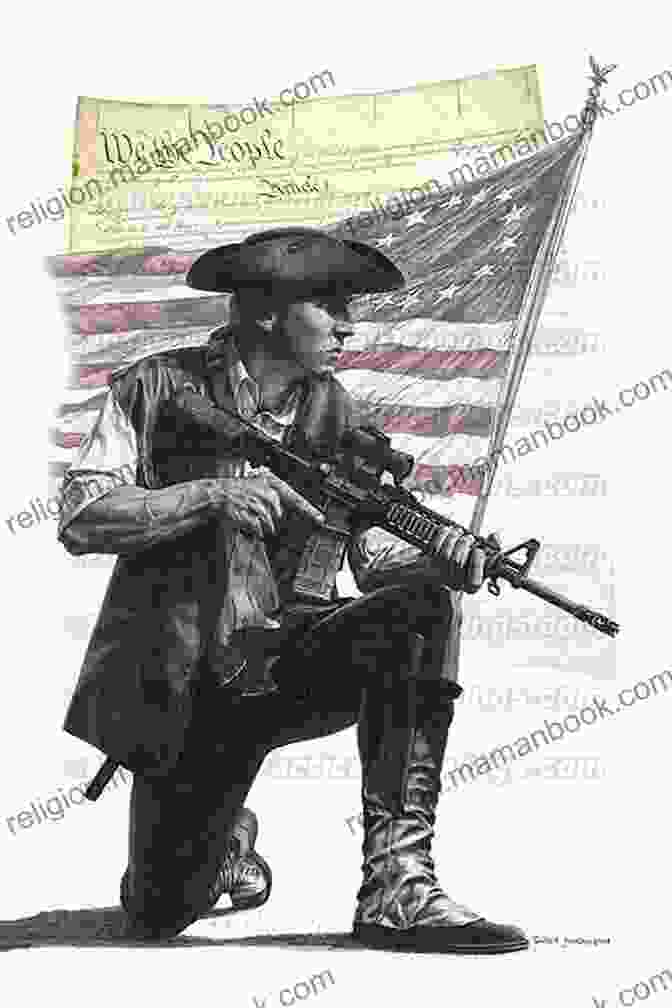A 21st Century Minuteman Holding A Laptop And A Rifle, Symbolizing The Merging Of Digital And Physical Warfare 21st Century Minute Man : A Guide To Personal Protection And Self Reliance In Contemporary America