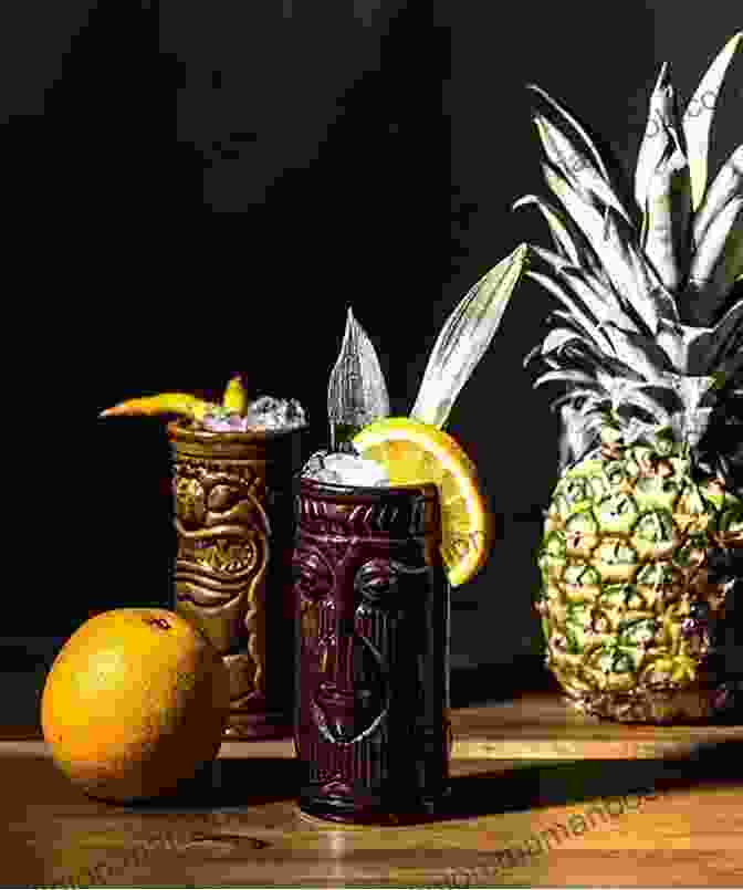 A Bartender Meticulously Preparing A Tiki Cocktail At The Bar With Fresh Fruits And Exotic Ingredients Smuggler S Cove: Exotic Cocktails Rum And The Cult Of Tiki