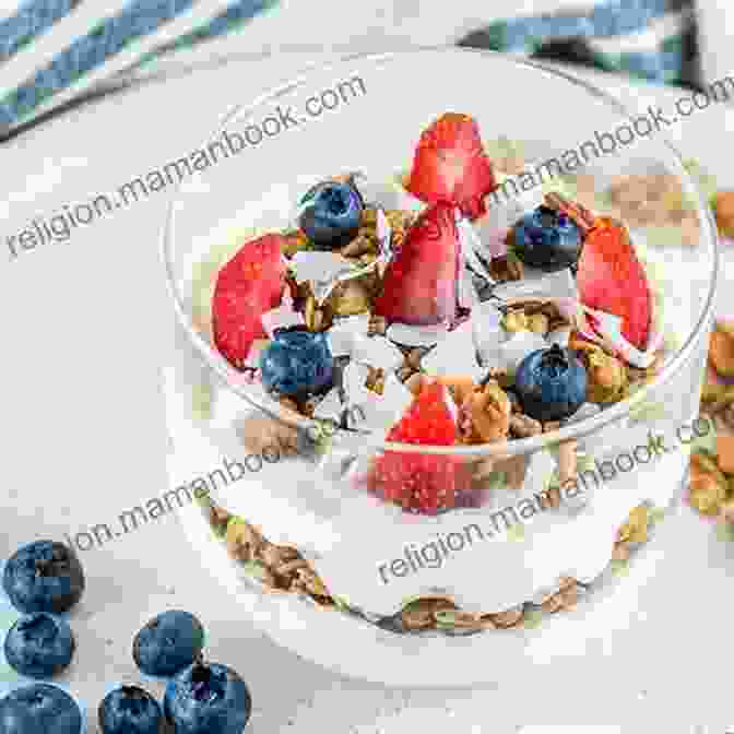 A Bowl Of Greek Yogurt Topped With Granola And Fruit Healthy Quick Easy Smoothies: 100 No Fuss Recipes Under 300 Calories You Can Make With 5 Ingredients