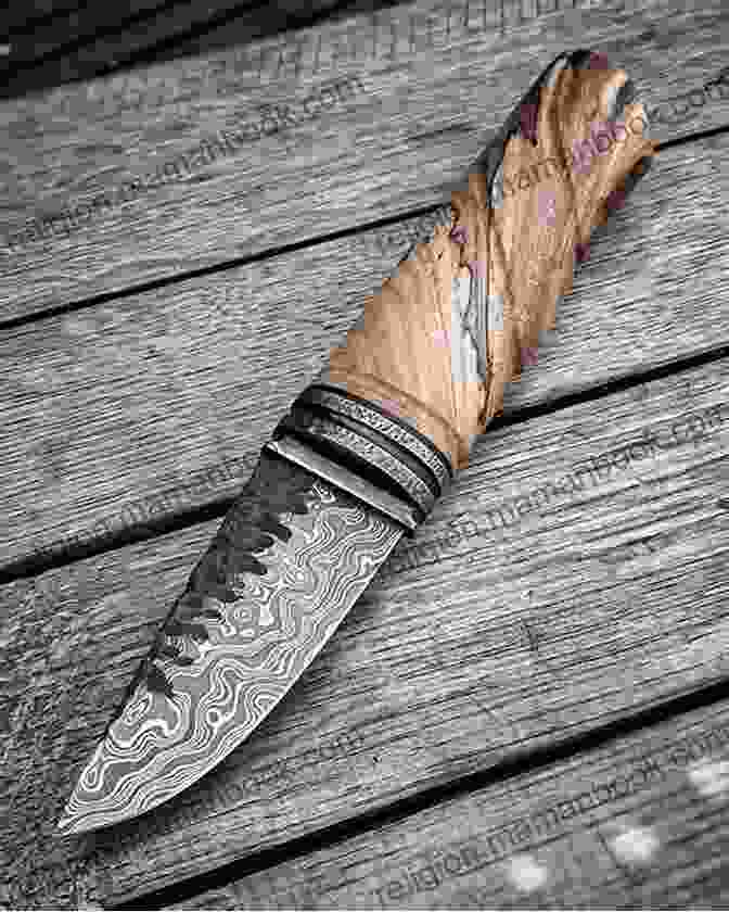 A Close Up Of A Knife Edge Damascus Knife, Showcasing The Intricate Patterns And Exceptional Craftsmanship. Knife Edge Paul Adam
