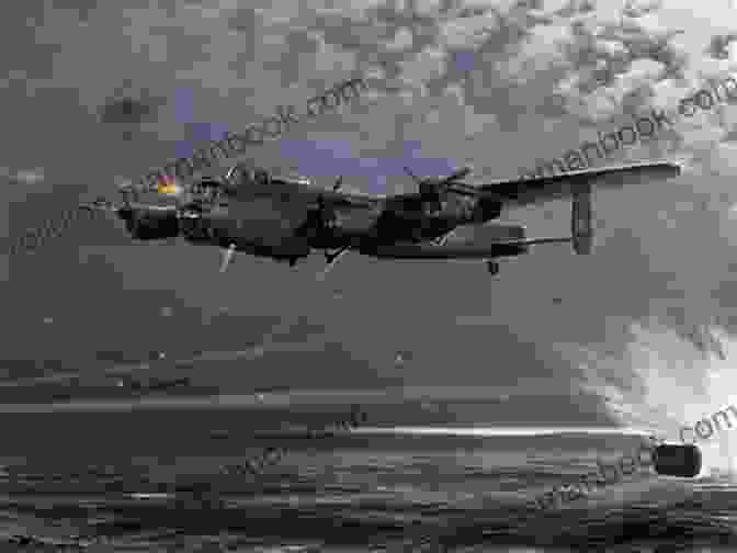 A Lancaster Bomber Dropping A Bouncing Bomb On A German Dam. Operation Chastise: The RAF S Most Brilliant Attack Of World War II