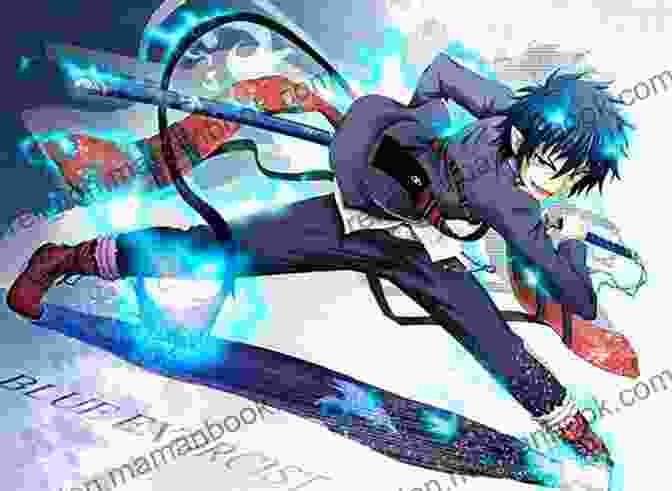 A Stunning Illustration From Blue Exorcist Showcasing The Vibrant And Intricate Artwork By Marc Collins. Blue Exorcist Vol 8 Marc Collins