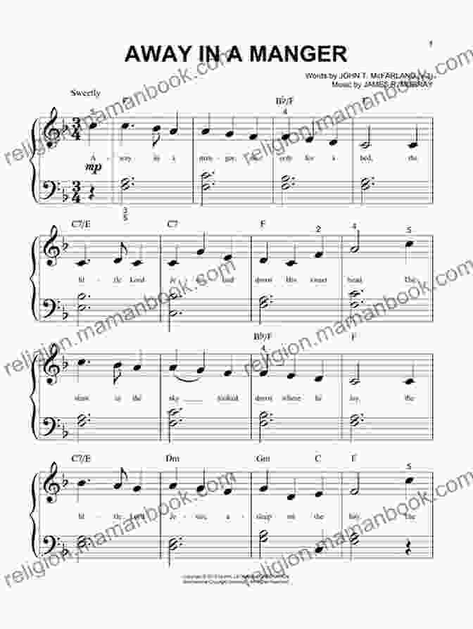 Away In A Manger Sheet Music 50 Christmas Carols For Solo Ukulele: Standard Notation Tab