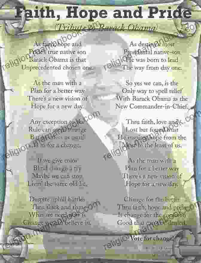 Barack Obama Poems For Life: Famous People Select Their Favorite Poem And Say Why It Inspires Them