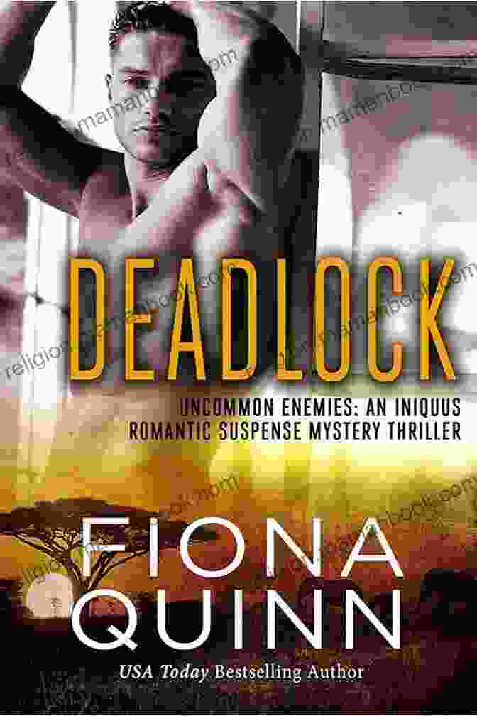 Deadlock Uncommon Enemies Fiona Quinn Book Cover Featuring A Woman In A Legal Robe Standing In Front Of A Courtroom Deadlock (Uncommon Enemies 3) Fiona Quinn