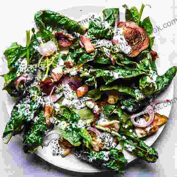 Image Of A Spinach Salad, Illustrating The Importance Of Iron Eat Complete: The 21 Nutrients That Fuel Brainpower Boost Weight Loss And Transform Your Health