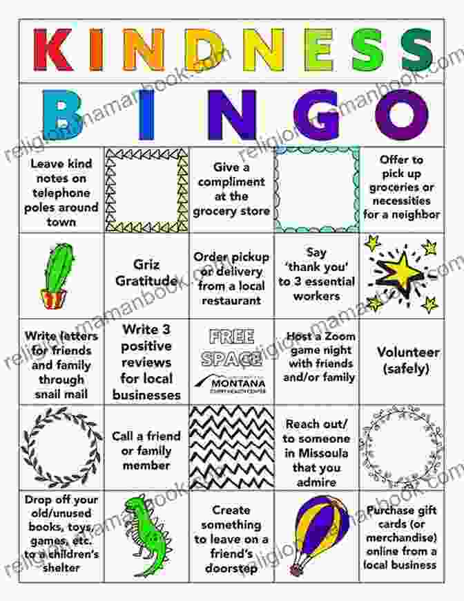 Kids Playing Kindness Bingo Play Kind: Acts Of Kindness For Kids
