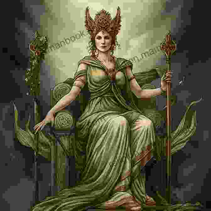 Lyra, The Goddess Queen, Stands Tall In Her Regal Attire, Her Gaze Piercing And Determined. The Goddess Queen (A Goddess Test Novel)