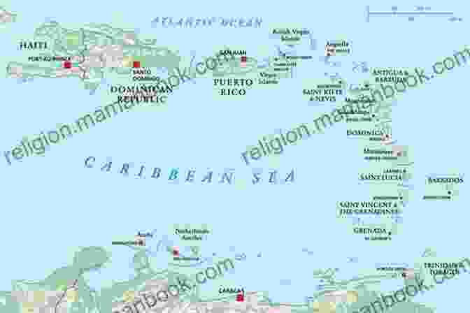 Map Of The Caribbean Region, Showing The Locations Of Major Islands And Territories Empire S Crossroads: A History Of The Caribbean From Columbus To The Present Day
