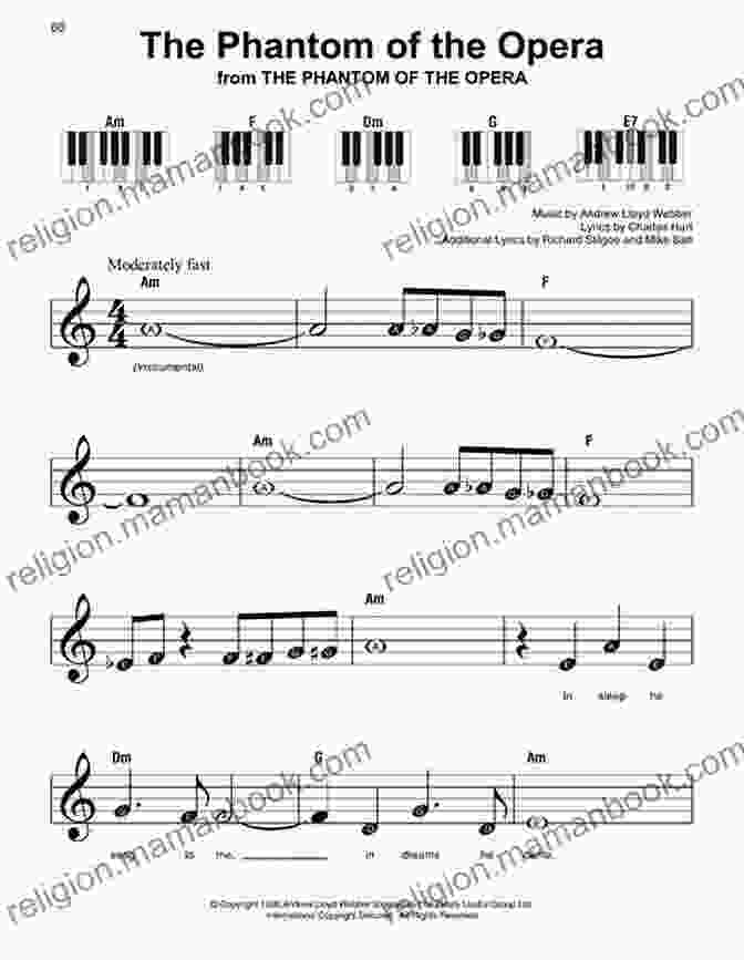 Piano Arrangement Of 'The Phantom Of The Opera' From The Andrew Lloyd Webber Piano Songbook Andrew Lloyd Webber Piano Songbook: The Phillip Keveren