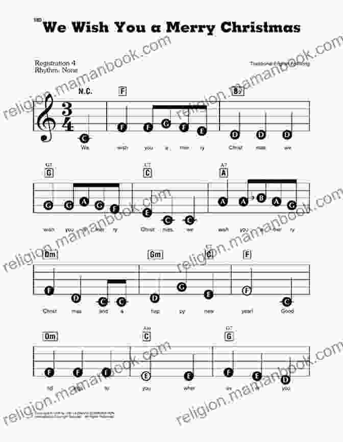 We Wish You A Merry Christmas Sheet Music 50 Christmas Carols For Solo Ukulele: Standard Notation Tab